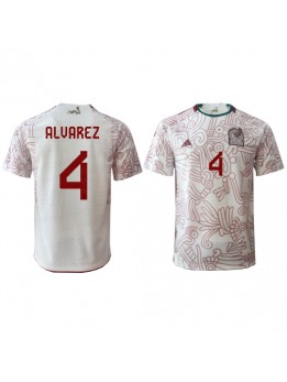 Mexiko Edson Alvarez #4 Replika Borta Kläder VM 2022 Kortärmad